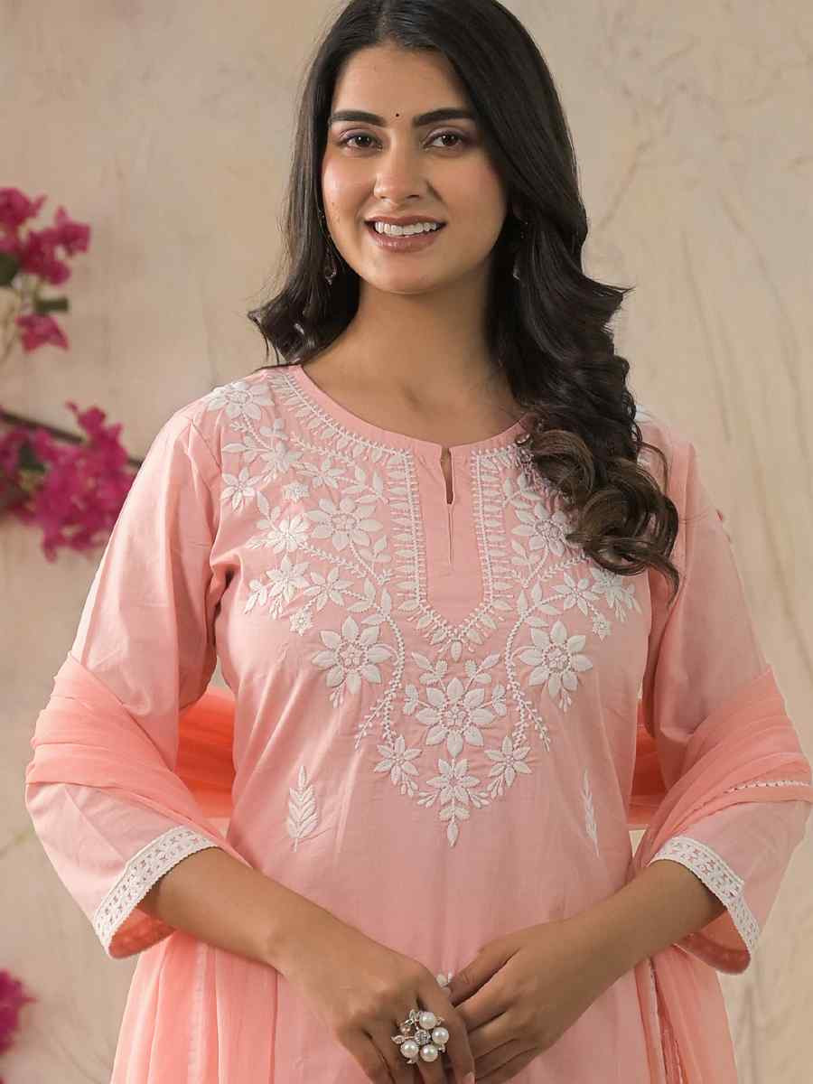 Violet Rayon Embroidered Festival Casual Ready Pant Salwar Kameez