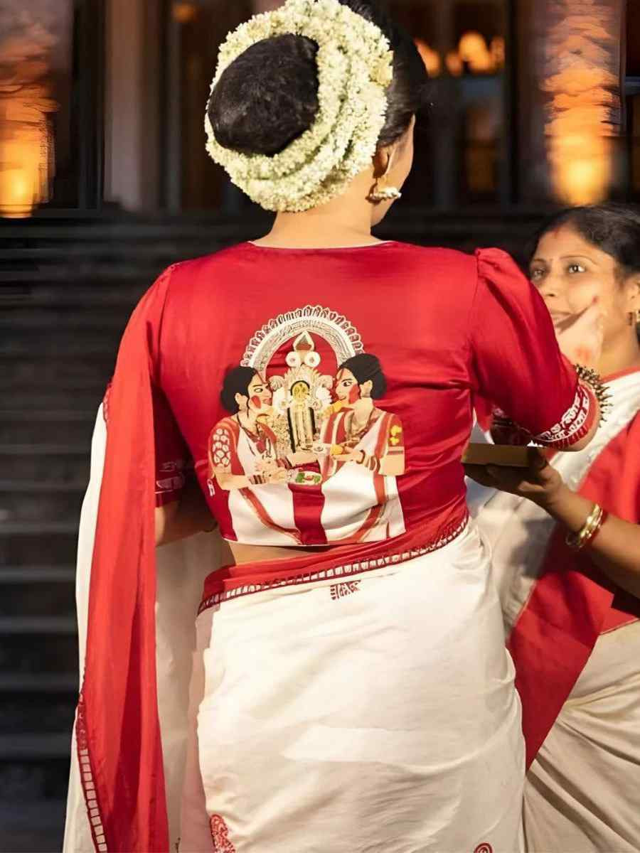 White Banarasi Soft Silk Jacquard Festival Wear Fancy Heavy Border Saree