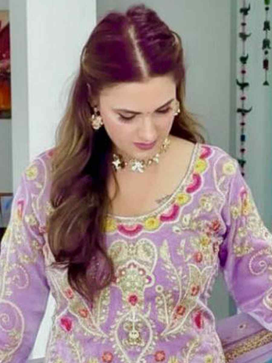 White Heavy Jimmy Chu Embroidery Party Wedding Festival Casual Ready Patiala Salwar Kameez