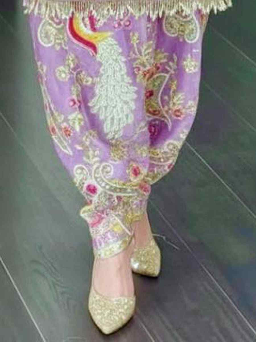 White Heavy Jimmy Chu Embroidery Party Wedding Festival Casual Ready Patiala Salwar Kameez