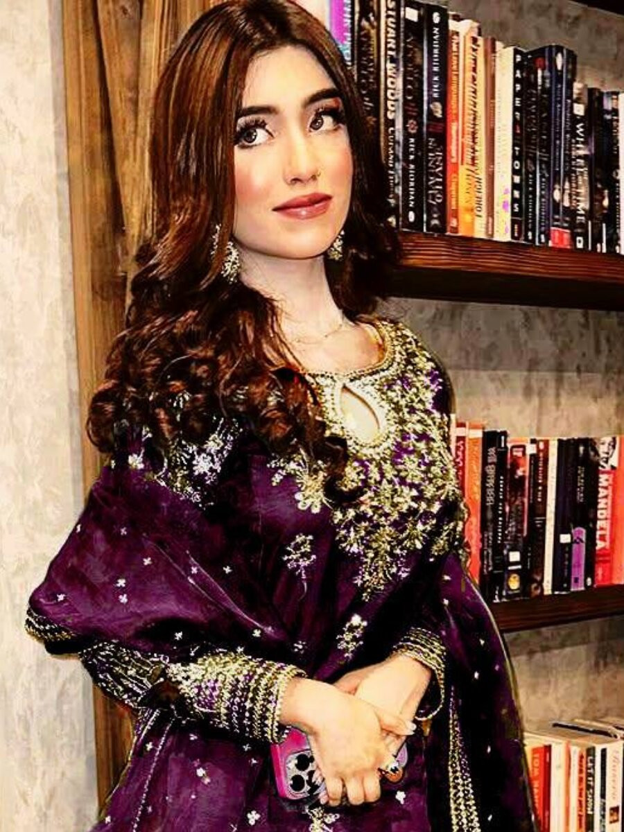 Wine Organza silk Embroidery Zari Sequins Wedding Party Festival Casual Ready Palazzo Pant Salwar Kameez