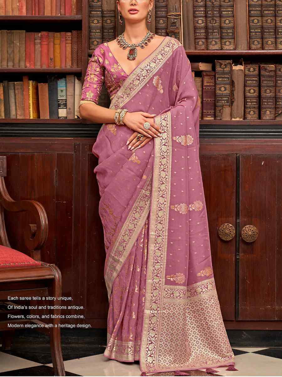 Wine Viscose Silk Handwoven Bridal Reception Festival Wedding Fancy Heavy Border Saree
