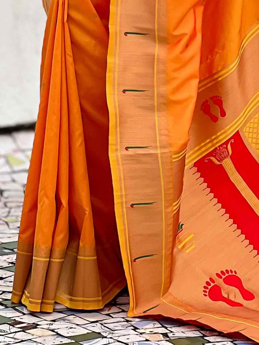 Yellow Soft Silk Handwoven Casual Reception Festival Wedding Fancy Classic Style Sarees