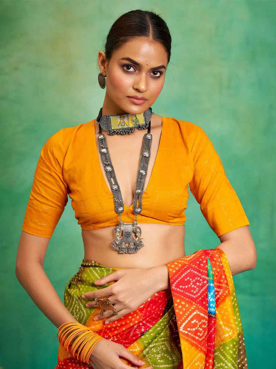 Yellow Velvet Tussar Silk Printed Causal Reception Festival Wedding Fancy Classic Style Saree